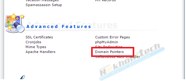 วิธีการใช้ Domain Pointer ใน DirectAdmin Control Panel
