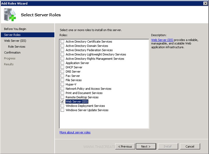 Windows Server 2008 IIS Web Server